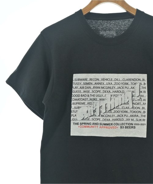 aNYthing（エニシング）Tシャツ・カットソー 黒 サイズ:M メンズ/2200680496317
