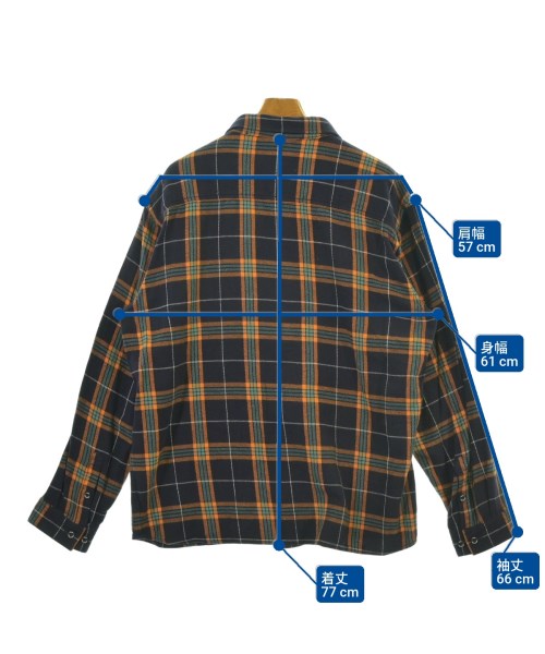 RATS（ラッツ）カジュアルシャツ 紺 サイズ:XL メンズ/2200676804102