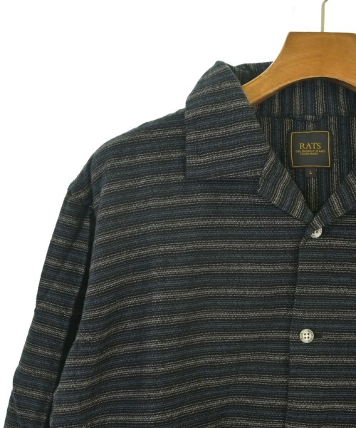 RATS（ラッツ）カジュアルシャツ 黒 サイズ:L メンズ/2200676804126