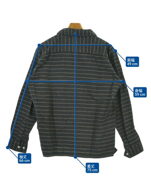 RATS（ラッツ）カジュアルシャツ 黒 サイズ:L メンズ/2200676804126