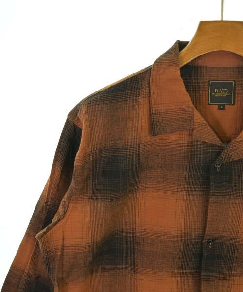 RATS（ラッツ）カジュアルシャツ オレンジ サイズ:L メンズ/2200665219139