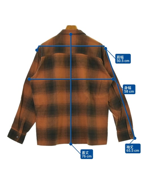 RATS（ラッツ）カジュアルシャツ オレンジ サイズ:L メンズ/2200665219139