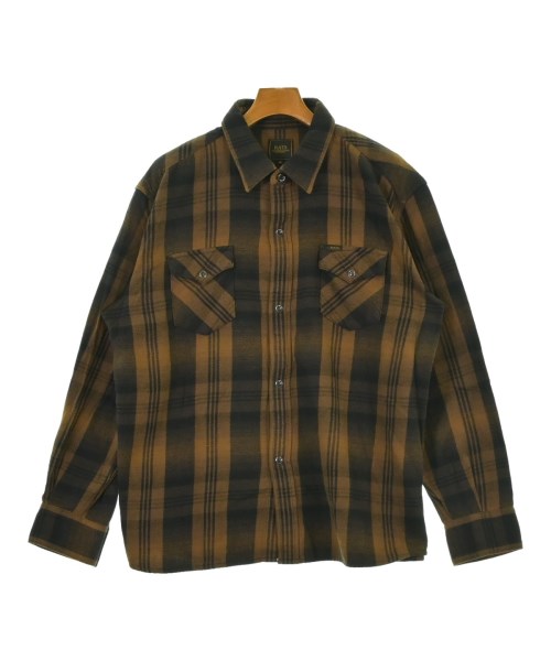 RATS(ラッツ)カジュアルシャツ 茶 サイズ:XL/2200665219146