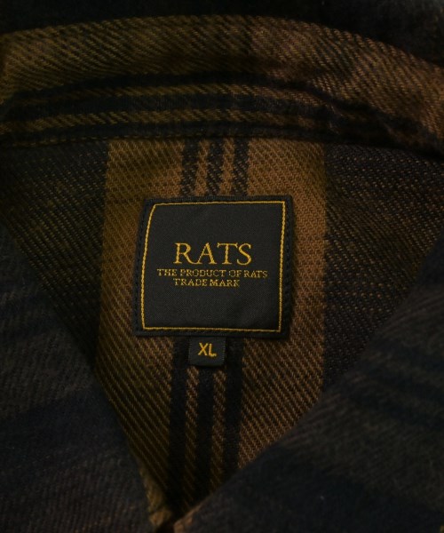 RATS（ラッツ）カジュアルシャツ 茶 サイズ:XL メンズ/2200665219146