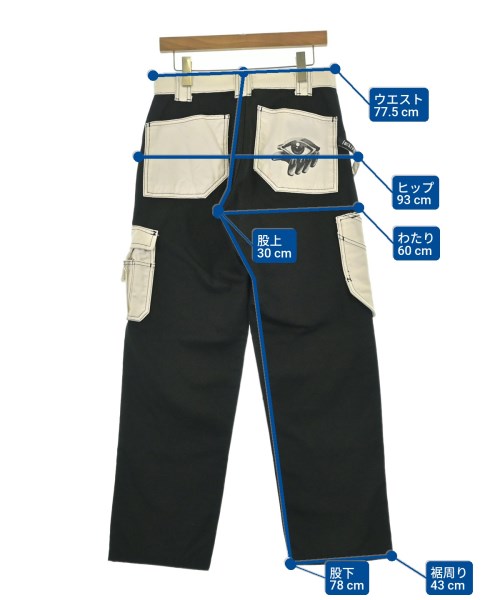 FUCKING AWESOME（ファッキングオーサム）カーゴパンツ 黒 サイズ:32(L位) メンズ/2200559171659