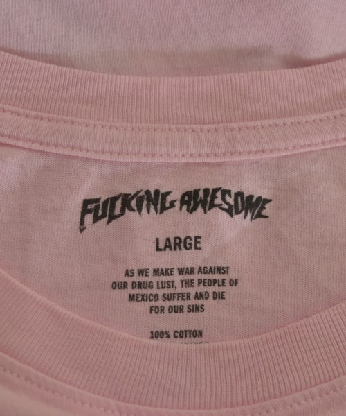 FUCKING AWESOME（ファッキングオーサム）Tシャツ・カットソー ピンク サイズ:L メンズ/2200610701047