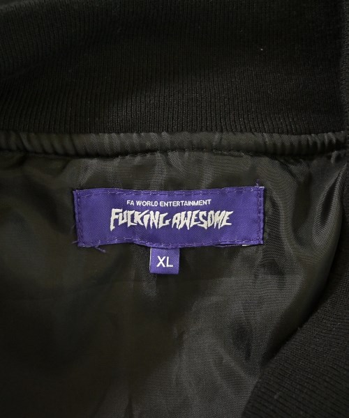FUCKING AWESOME（ファッキングオーサム）ダウンジャケット/ダウンベスト 黒 サイズ:XL メンズ/2200697058089