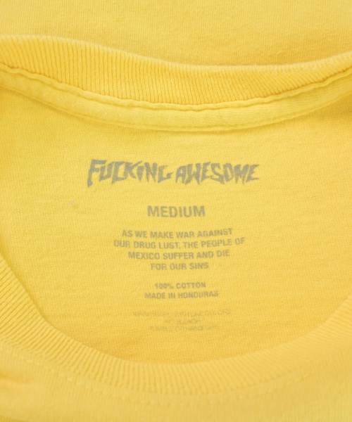 FUCKING AWESOME（ファッキングオーサム）Tシャツ・カットソー 黄 サイズ:M メンズ/2200700621101