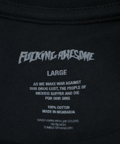 FUCKING AWESOME（ファッキングオーサム）Tシャツ・カットソー 黒 サイズ:L メンズ/2200654336458