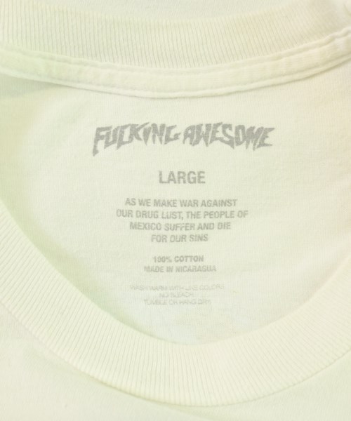 FUCKING AWESOME（ファッキングオーサム）Tシャツ・カットソー 白 サイズ:L メンズ/2200713545050