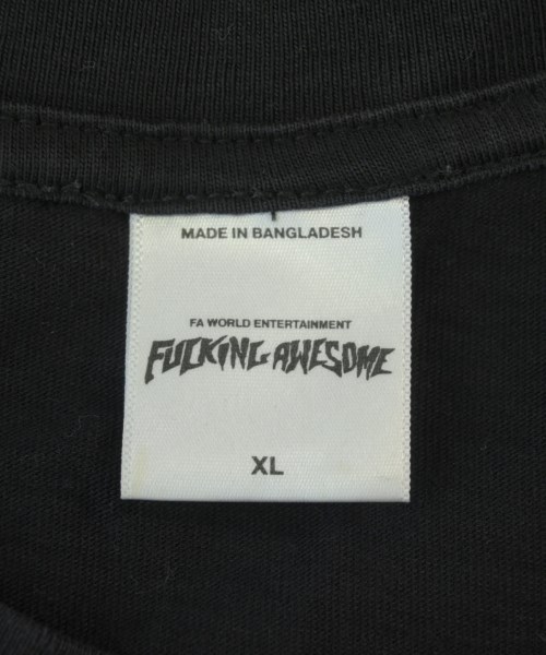 FUCKING AWESOME（ファッキングオーサム）Tシャツ・カットソー 黒 サイズ:XL メンズ/2200715862148