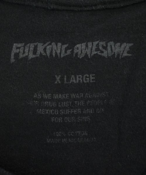FUCKING AWESOME（ファッキングオーサム）Tシャツ・カットソー 黒 サイズ:XL メンズ/2200715862155