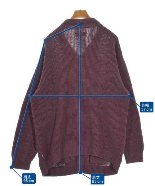 FUCKING AWESOME（ファッキングオーサム）カーディガン 赤 サイズ:2X(XXL位) メンズ/2200634836121