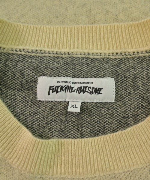 FUCKING AWESOME（ファッキングオーサム）ニット・セーター ベージュ サイズ:XL メンズ/2200649186136