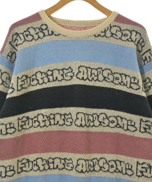 FUCKING AWESOME（ファッキングオーサム）ニット・セーター ベージュ サイズ:L メンズ/2200635770035