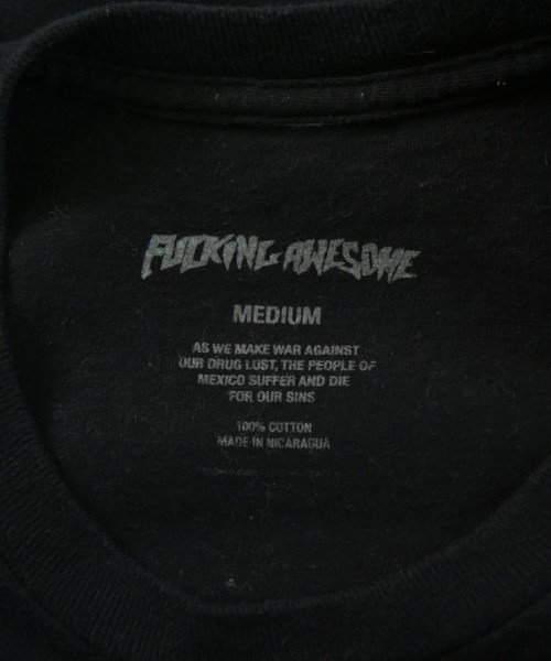 FUCKING AWESOME（ファッキングオーサム）Tシャツ・カットソー 黒 サイズ:M メンズ/2200669314137