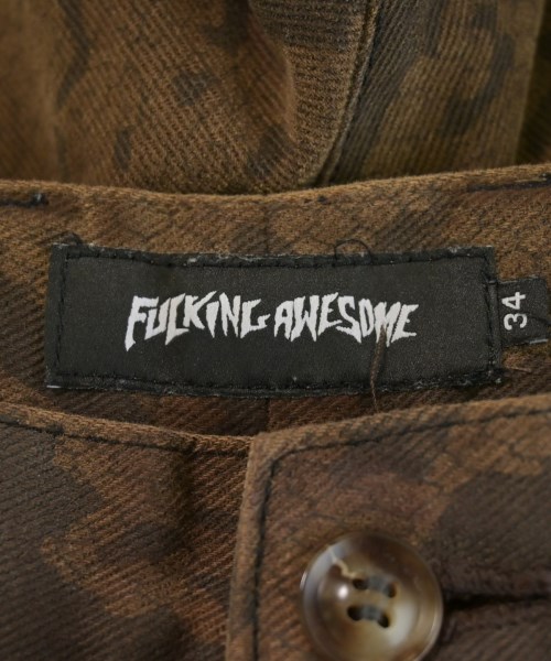 FUCKING AWESOME（ファッキングオーサム）その他 茶 サイズ:34(XL位) メンズ/2200721120027