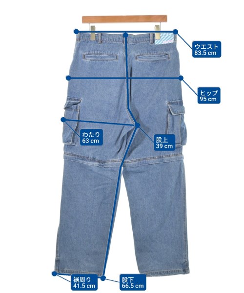 ICE CREAM（アイスクリーム）デニムパンツ 青 サイズ:L メンズ/2200627163043