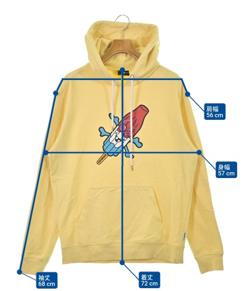 ICE CREAM（アイスクリーム）パーカー 黄 サイズ:L メンズ/2200670040070