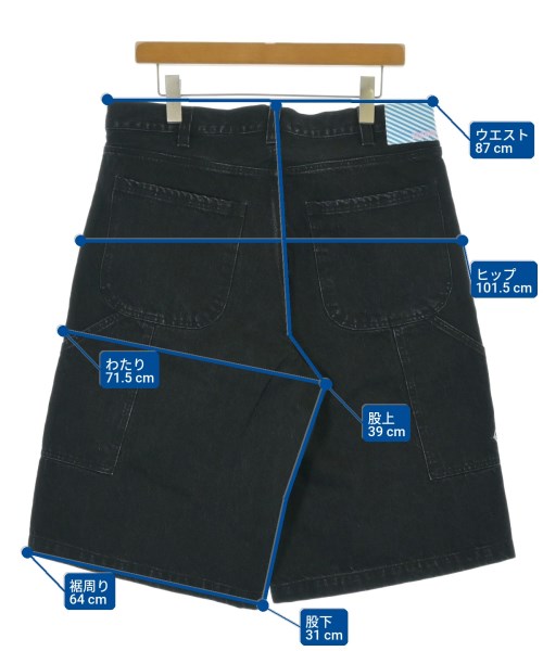 ICE CREAM（アイスクリーム）ショートパンツ 黒 サイズ:M メンズ/2200680526038