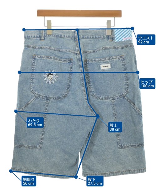 ICE CREAM（アイスクリーム）ショートパンツ 青 サイズ:L メンズ/2200656680078