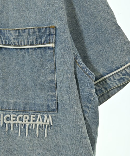 ICE CREAM（アイスクリーム）カジュアルシャツ 紺 サイズ:L メンズ/2200656680085