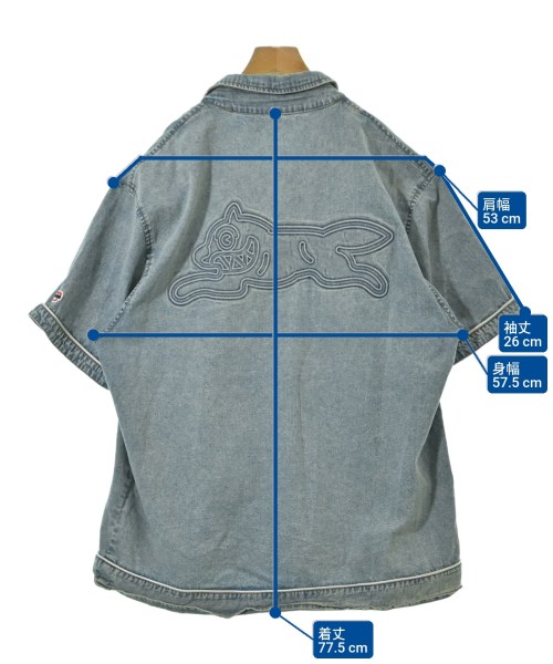 ICE CREAM（アイスクリーム）カジュアルシャツ 紺 サイズ:L メンズ/2200656680085