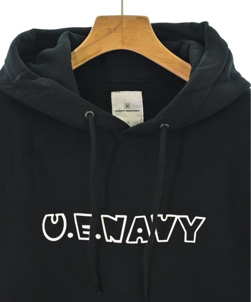 uniform experiment（ユニフォームエクスペリメント）パーカー 黒 サイズ:1(S位) メンズ/2200509713021
