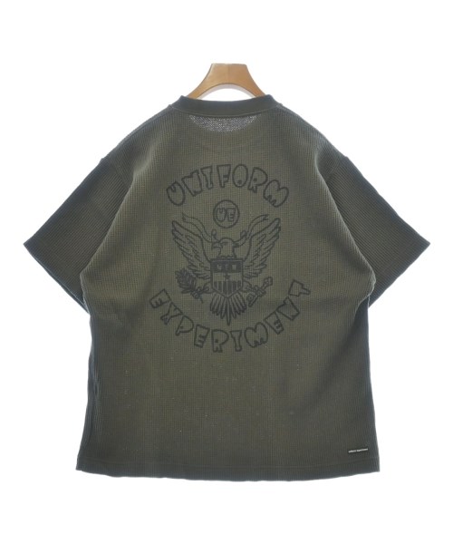 uniform experiment（ユニフォームエクスペリメント）Tシャツ・カットソー カーキ サイズ:1(S位) メンズ/2200479847030