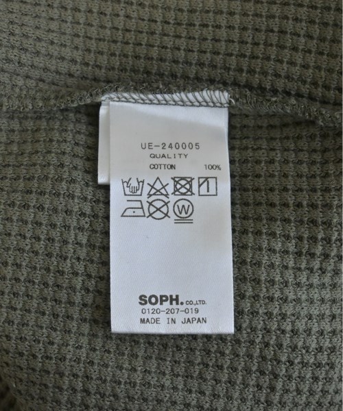 uniform experiment（ユニフォームエクスペリメント）Tシャツ・カットソー カーキ サイズ:4(XL位) メンズ/2200479847078