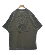 uniform experiment（ユニフォームエクスペリメント）Tシャツ・カットソー カーキ サイズ:4(XL位) メンズ/2200479847078