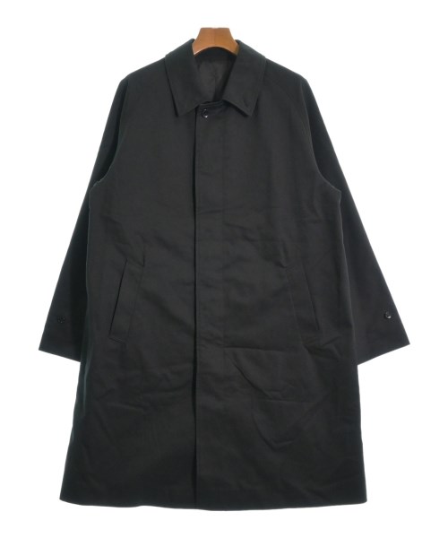 uniform experiment(ユニフォームエクスペリメント)ステンカラーコート 黒 サイズ:2(M位)/2200480567538