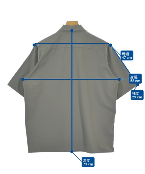 uniform experiment（ユニフォームエクスペリメント）カジュアルシャツ グレー サイズ:2(M位) メンズ/2200543413116