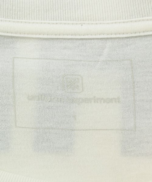 uniform experiment（ユニフォームエクスペリメント）Tシャツ・カットソー 白 サイズ:1(S位) メンズ/2200548868041