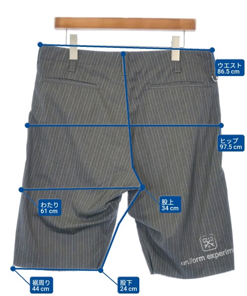 uniform experiment（ユニフォームエクスペリメント）ショートパンツ グレー サイズ:4(L位) メンズ/2200556125037