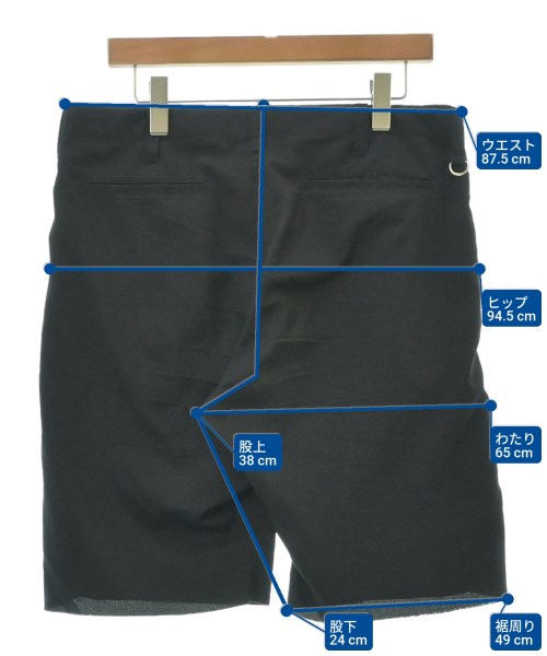 uniform experiment（ユニフォームエクスペリメント）ショートパンツ 黒 サイズ:4(XL位) メンズ/2200556125044