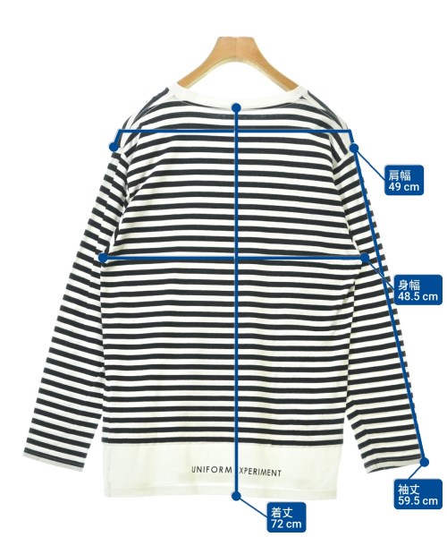 uniform experiment（ユニフォームエクスペリメント）Tシャツ・カットソー 白 サイズ:2(M位) メンズ/2200559449130