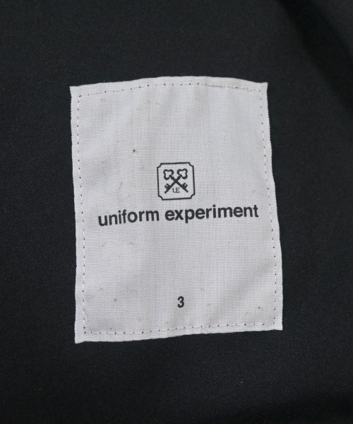uniform experiment（ユニフォームエクスペリメント）カジュアルジャケット 黒 サイズ:3(L位) メンズ/2200636329010