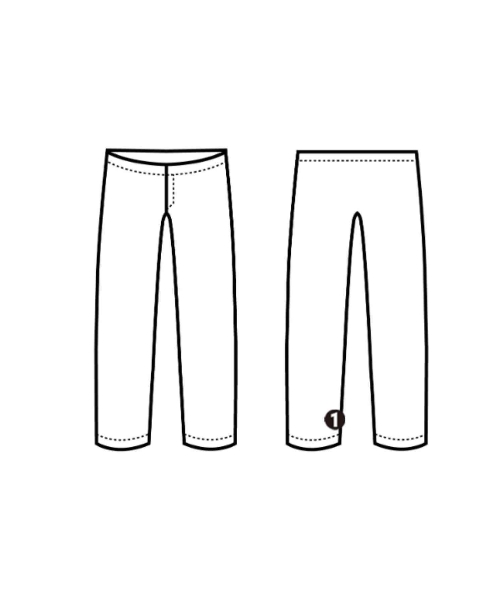 uniform experiment（ユニフォームエクスペリメント）スラックス 黒 サイズ:1(S位) メンズ/2200637258050