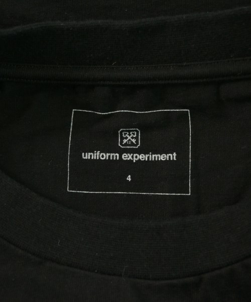 uniform experiment（ユニフォームエクスペリメント）Tシャツ・カットソー 黒 サイズ:4(XL位) メンズ/2200638197075