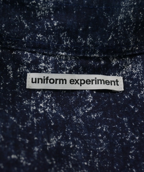 uniform experiment（ユニフォームエクスペリメント）カジュアルシャツ 青 サイズ:1(S位) メンズ/2200588911028