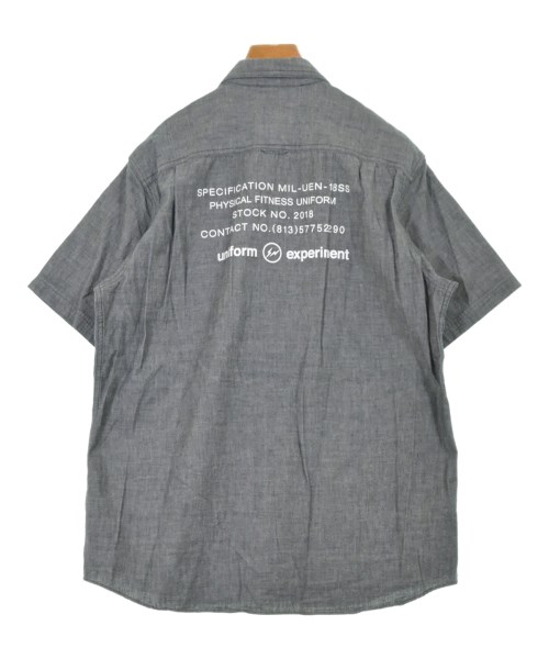 uniform experiment（ユニフォームエクスペリメント）カジュアルシャツ グレー サイズ:4(XL位) メンズ/2200621516067