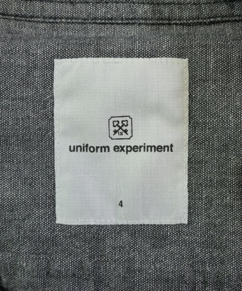 uniform experiment（ユニフォームエクスペリメント）カジュアルシャツ グレー サイズ:4(XL位) メンズ/2200621516067