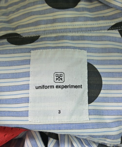 uniform experiment（ユニフォームエクスペリメント）カジュアルシャツ 青 サイズ:3(L位) メンズ/2200639813042