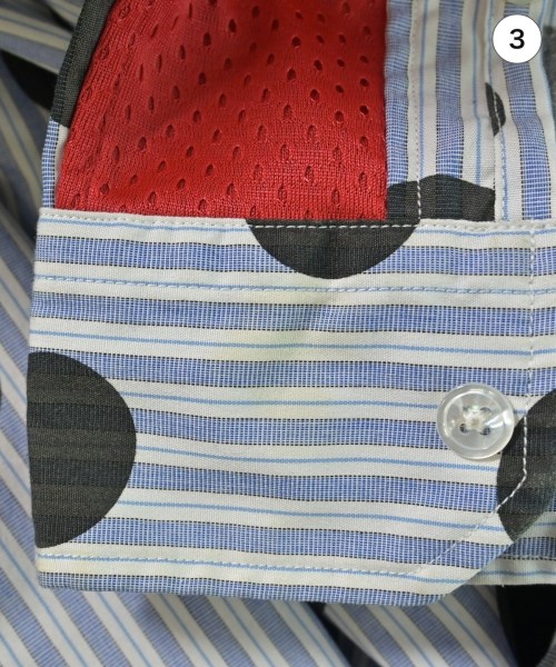 uniform experiment（ユニフォームエクスペリメント）カジュアルシャツ 青 サイズ:3(L位) メンズ/2200639813042