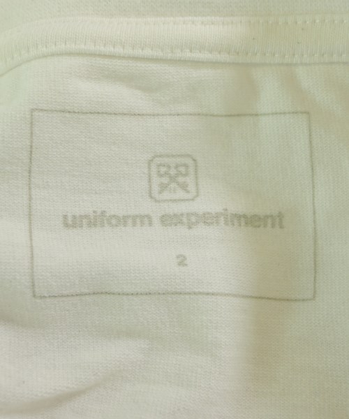 uniform experiment（ユニフォームエクスペリメント）Tシャツ・カットソー 白 サイズ:2(M位) メンズ/2200640024062
