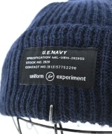 uniform experiment（ユニフォームエクスペリメント）ニットキャップ・ビーニー 紺 サイズ:- メンズ/2200637388061