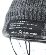 uniform experiment（ユニフォームエクスペリメント）ニットキャップ・ビーニー グレー サイズ:- メンズ/2200637388078