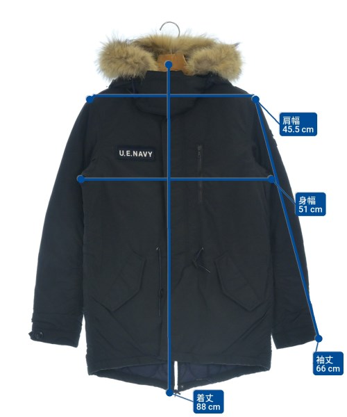 uniform experiment（ユニフォームエクスペリメント）モッズコート 紺 サイズ:1(S位) メンズ/2200640370015