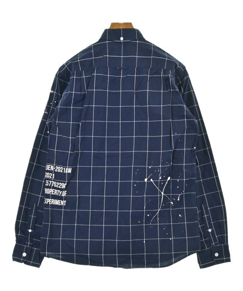 uniform experiment（ユニフォームエクスペリメント）カジュアルシャツ 紺 サイズ:1(S位) メンズ/2200640370084